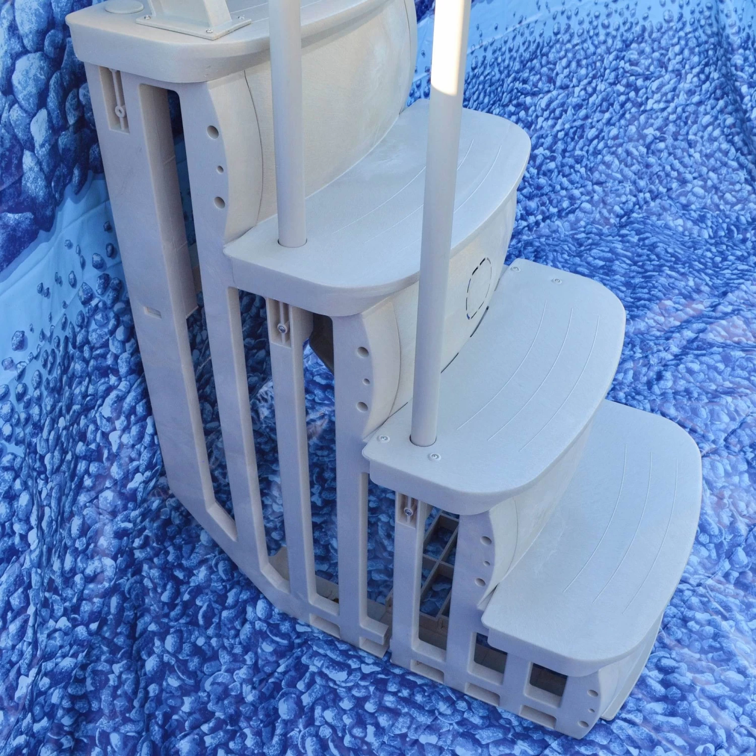 IStep Deck Entry Steps Ladder For Above Ground Swimming Pool 9 IStep Deck Entry Steps Ladder For Above Ground Swimming Pool - Image 7