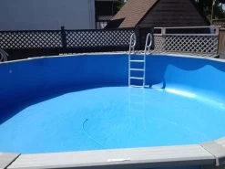 48"-52" Plain Blue Overlap Above Ground Pool Liner -Outdoor Garden Living 017848 4