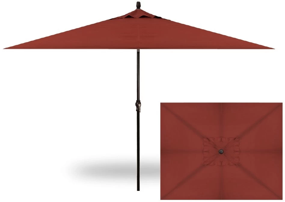 8' X 10' Rectangular Market Black Frame Henna Canopy Umbrella 3 8' X 10' Rectangular Market Black Frame Henna Canopy Umbrella