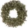 30" Crystal Elegance Pine Non-Lit Artificial Christmas Wreath -Outdoor Garden Living 027038 2