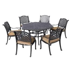 Stonegate Cast Aluminum Cushioned Patio Dining Sets -Outdoor Garden Living 031929 3