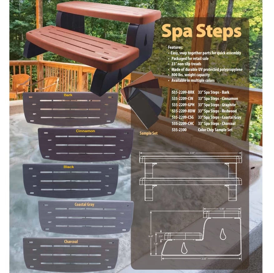 Waterway 33" Hot Tub Steps 21 Waterway 33" Hot Tub Steps - Image 19