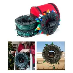 TreeKeeper Santa's Bags Install 'N Store Light Storage Bag With Reels
