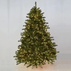 7.5' Monterey Instant Lite Pole Pre-Lit Artificial Christmas Tree -Outdoor Garden Living 049030