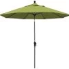 9' Auto Tilt Market Black Frame Macaw Canopy Umbrella Thin Pole 1 9' Auto Tilt Market Black Frame Macaw Canopy Umbrella Thin Pole -Outdoor Garden Living 070065