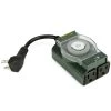 Stanley TimeIt Outdoor Twin Grounded 2-Outlet Mechanical Timer -Outdoor Garden Living 071970 0d1a19b1 97b9 4b17 83c8 b5c20eb3993f
