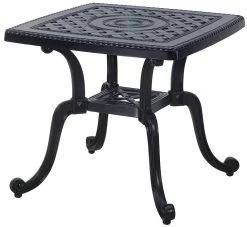 GES Bel Air Cushioned Cast Aluminum Seating & Chat Sets -Outdoor Garden Living 075831