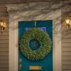 36" Pre-Lit Albany Fir Artificial Wreath -Outdoor Garden Living 088591 2