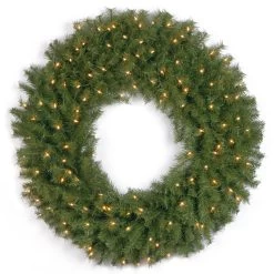 36" Pre-Lit Albany Fir Artificial Wreath 6 36" Pre-Lit Albany Fir Artificial Wreath -Outdoor Garden Living 088591