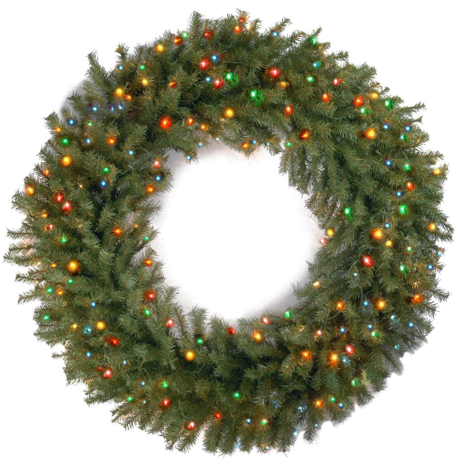 36" Pre-Lit Albany Fir Artificial Wreath 5 36" Pre-Lit Albany Fir Artificial Wreath - Image 3