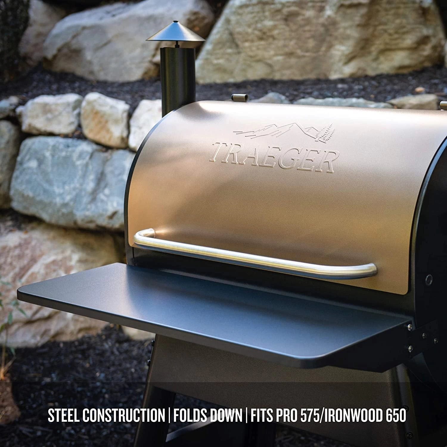 Folding Front Shelf For Traeger Grills 5 Folding Front Shelf For Traeger Grills - Image 3