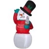 6' Airblown® Inflatable Shivering Snowman With Ugly Sweater 1 6' Airblown® Inflatable Shivering Snowman With Ugly Sweater -Outdoor Garden Living 088702