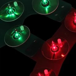 6' Pre-Lit Dazzling Green Swag With Red Bow Hanging Decorative -Outdoor Garden Living 090093 3