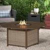 Peoria Slat-Top KD Octagonal Fire Pit Table -Outdoor Garden Living 092834 8