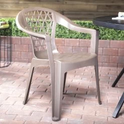 Resin Penza Stack Chairs -Outdoor Garden Living 094199 3