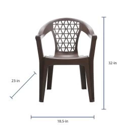 Resin Penza Stack Chairs -Outdoor Garden Living 094199 7