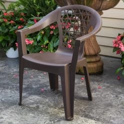 Resin Penza Stack Chairs -Outdoor Garden Living 094200 3