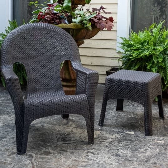 Woven Patio Side Tables 8 Woven Patio Side Tables - Image 6