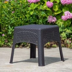 Woven Patio Side Tables