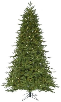 7.5' Royal Fir Dual LED Pre-Lit Instant Lite Pole Artificial Christmas Tree