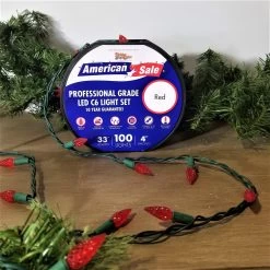 Set Of 100 Professional Grade Twice Bright C6 LED Lights -Outdoor Garden Living 095558 2