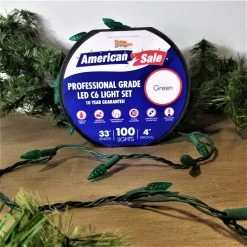 Set Of 100 Professional Grade Twice Bright C6 LED Lights -Outdoor Garden Living 095559 2