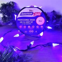 Set Of 100 Professional Grade Twice Bright C6 LED Lights -Outdoor Garden Living 095560 2