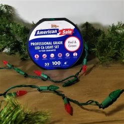 Set Of 100 Professional Grade Twice Bright C6 LED Lights -Outdoor Garden Living 095561 2