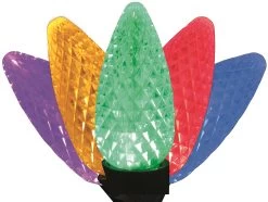 Set Of 75 Professional Grade LED C9 Lights 11 Set Of 75 Professional Grade LED C9 Lights -Outdoor Garden Living 095573