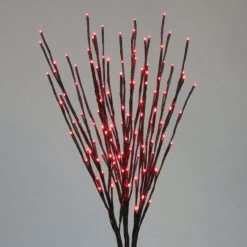 36" LED Twinkle Light Burst Twig Bush Light-Up Wire Decor 25 36" LED Twinkle Light Burst Twig Bush Light-Up Wire Decor -Outdoor Garden Living 095627