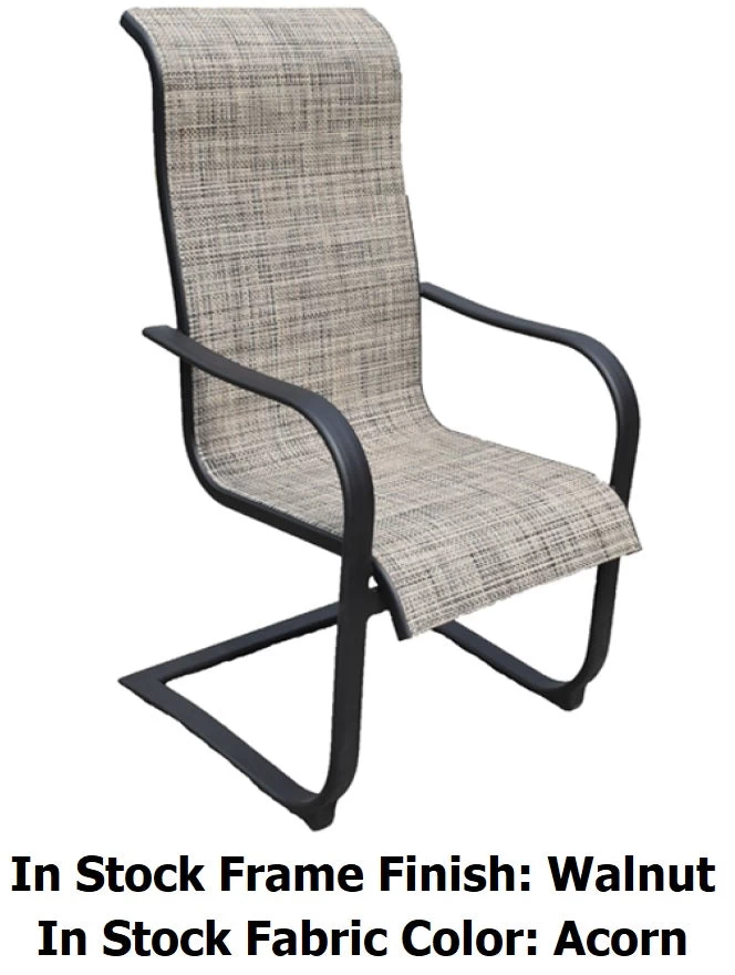 Dublin Brown Sling Spring Patio Dining Sets 4 Dublin Brown Sling Spring Patio Dining Sets - Image 2