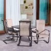 Dublin Brown Sling Spring Patio Dining Sets 2 Dublin Brown Sling Spring Patio Dining Sets -Outdoor Garden Living 096990