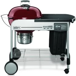 Weber Performer Deluxe 22" Crimson Charcoal Grill -Outdoor Garden Living 0da113f7c55a399cff1d918caba3c34d