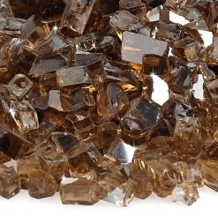 1/4" Copper Reflective Fire Pit / Fireplace Fire Glass -Outdoor Garden Living 101943 3