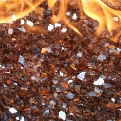 1/4" Copper Reflective Fire Pit / Fireplace Fire Glass -Outdoor Garden Living 101943 7