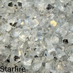 1/4" Starfire Reflective Fire Pit / Fireplace Fire Glass