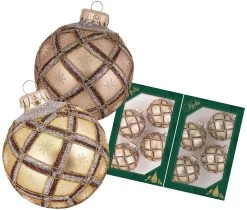 Set Of 4 Gold Starburst Ornaments -Outdoor Garden Living 104678 4