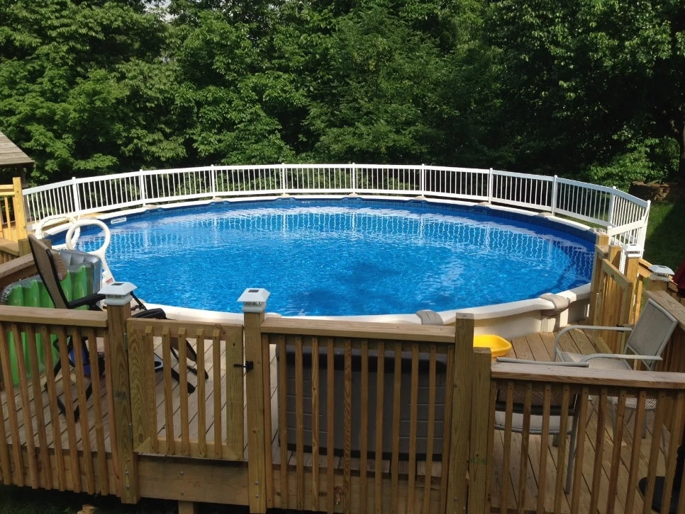 24" Resin Above Ground Pool Fence Base Kits 10 24" Resin Above Ground Pool Fence Base Kits - Image 8