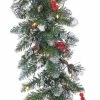 9' Windsor Glazier Pre-Lit Artificial Garland -Outdoor Garden Living 109fa4320f3fc7fc43cf8e47b268b012