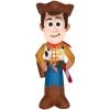 Airblown® Inflatable Disney's Toy Story™ Sheriff Woody Holding A Candy Cane -Outdoor Garden Living 115169