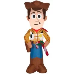 Airblown® Inflatable Disney's Toy Story™ Sheriff Woody Holding A Candy Cane