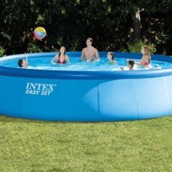 Intex 18' X 48" Easy Set Round Swimming Pool Complete Set -Outdoor Garden Living 1246cd56986482e793a2471722c4707e