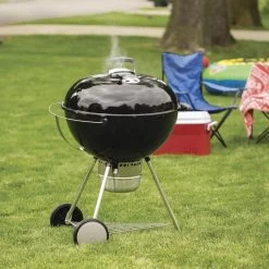 Weber Original Kettle 26" Premium Charcoal Grill -Outdoor Garden Living 12822d754a44ef76d1765f082e65c728