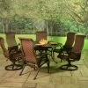 Stonegate Cast Aluminum Woven Patio Dining Sets 1 Stonegate Cast Aluminum Woven Patio Dining Sets -Outdoor Garden Living 132510