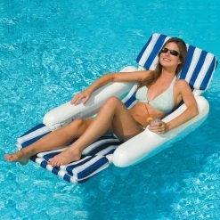Swimline's SunChaser Padded Luxury Pool Lounge Chair