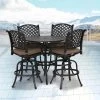 Stonegate Cushioned Bar Height Patio Set 2 Stonegate Cushioned Bar Height Patio Set -Outdoor Garden Living 136839