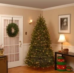 Carrington Pine Quick Set Pre-Lit Artificial Christmas Tree -Outdoor Garden Living 137720