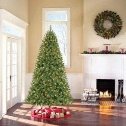 Carrington Pine Quick Set Pre-Lit Artificial Christmas Tree -Outdoor Garden Living 137751