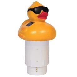 Solar Powered LED Derby Duck Pool Chlorinator 8002 -Outdoor Garden Living 143004