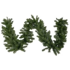9' Canadian Pine Non-Lit Artificial Christmas Garland